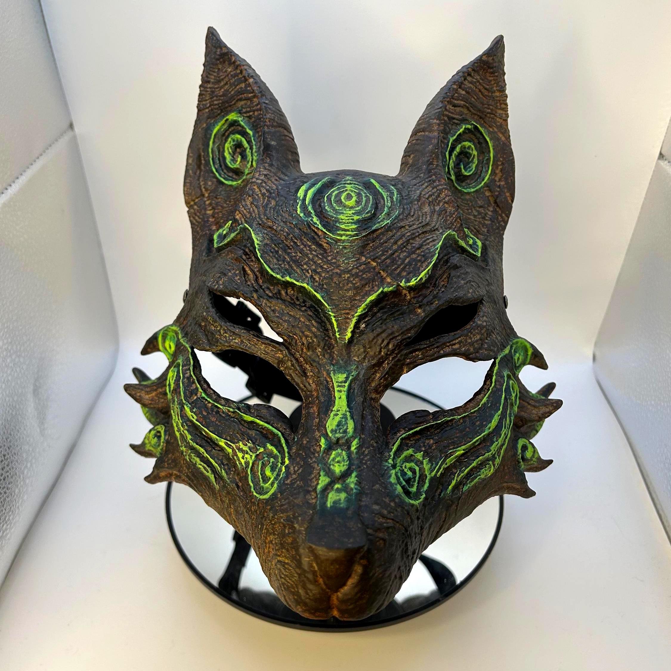 🎁TikTok Last Day Sale - 70% OFF🦊Faewood Fox Mask Compatible With Glasses🎭