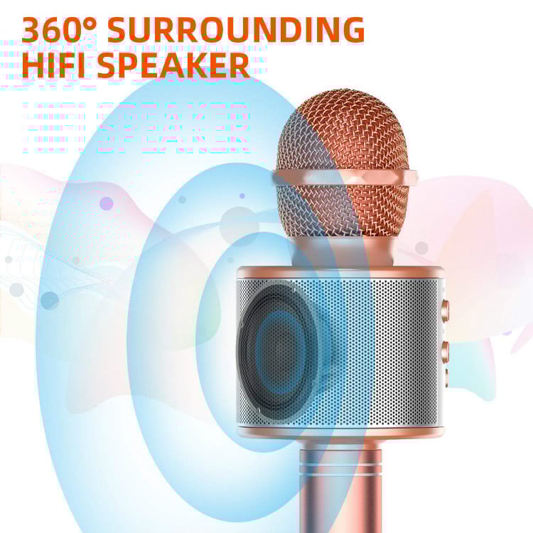 Buy 2 Get 10% OFF&FREE SHIPPING💥 2022 Wireless Bluetooth 3-In-1 Karaoke Mic Speaker