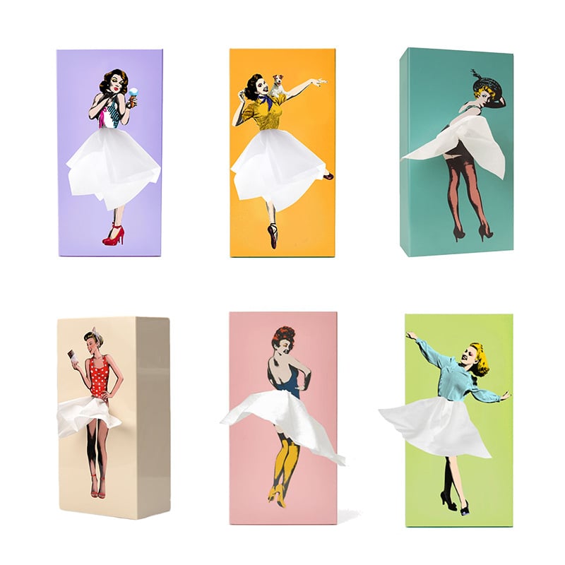 🎄Early Christmas Sale🎁-Flying Skirt Tissue Box-Buy 2 Free Shipping