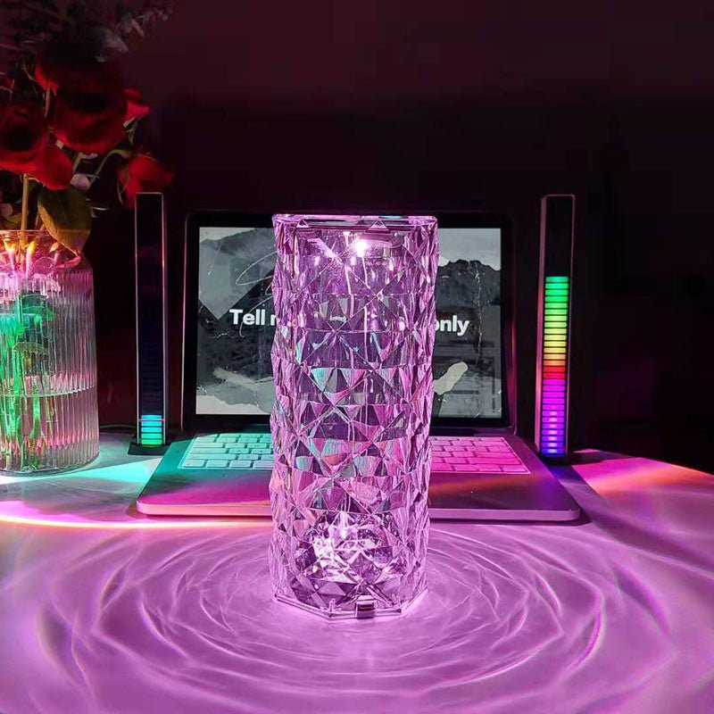 (🎄Christmas Promotion--48%OFF)Touching Control Rose Crystal Lamp(Buy 2 get Free Shipping)