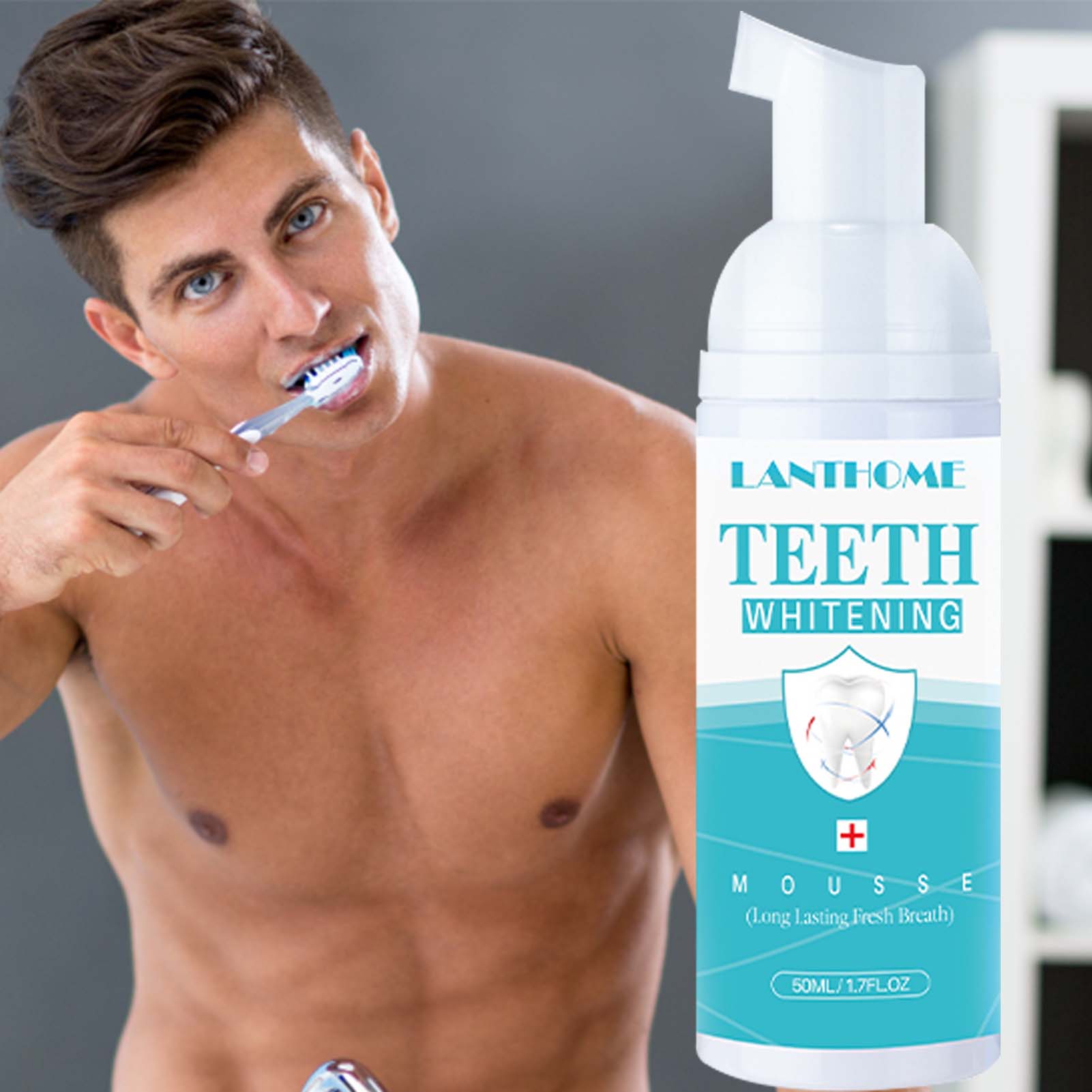 🎄Early Christmas Sale 48% OFF-Teeth Whitening Mousse 🔥🌈BUY 2 & FREE SHIPPING