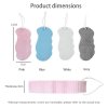 HLW 1Pc Baby Adults Body Soft Sponge Scrubber for Bath Exfoliating Scrub Sponge Skin Cleaner Dead Skin Remover Tool