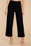 (Last Day Promotion 50% OFF) Stretch Twill Cropped Wide Leg Pants - BUY 2 FREE SHIPPING