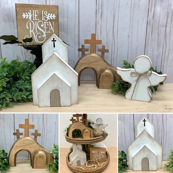 (Buy 2 Get Extra 10% off & Free Shipping)Jesus Tomb-Easter Tray Bundle Kit