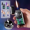🔥Letzter Tag  50% RABATT- Premium Geschenkset: LED Doppelflammen-Feuerzeug mit Gravuroption – Elegante Geschenkbox inklusive