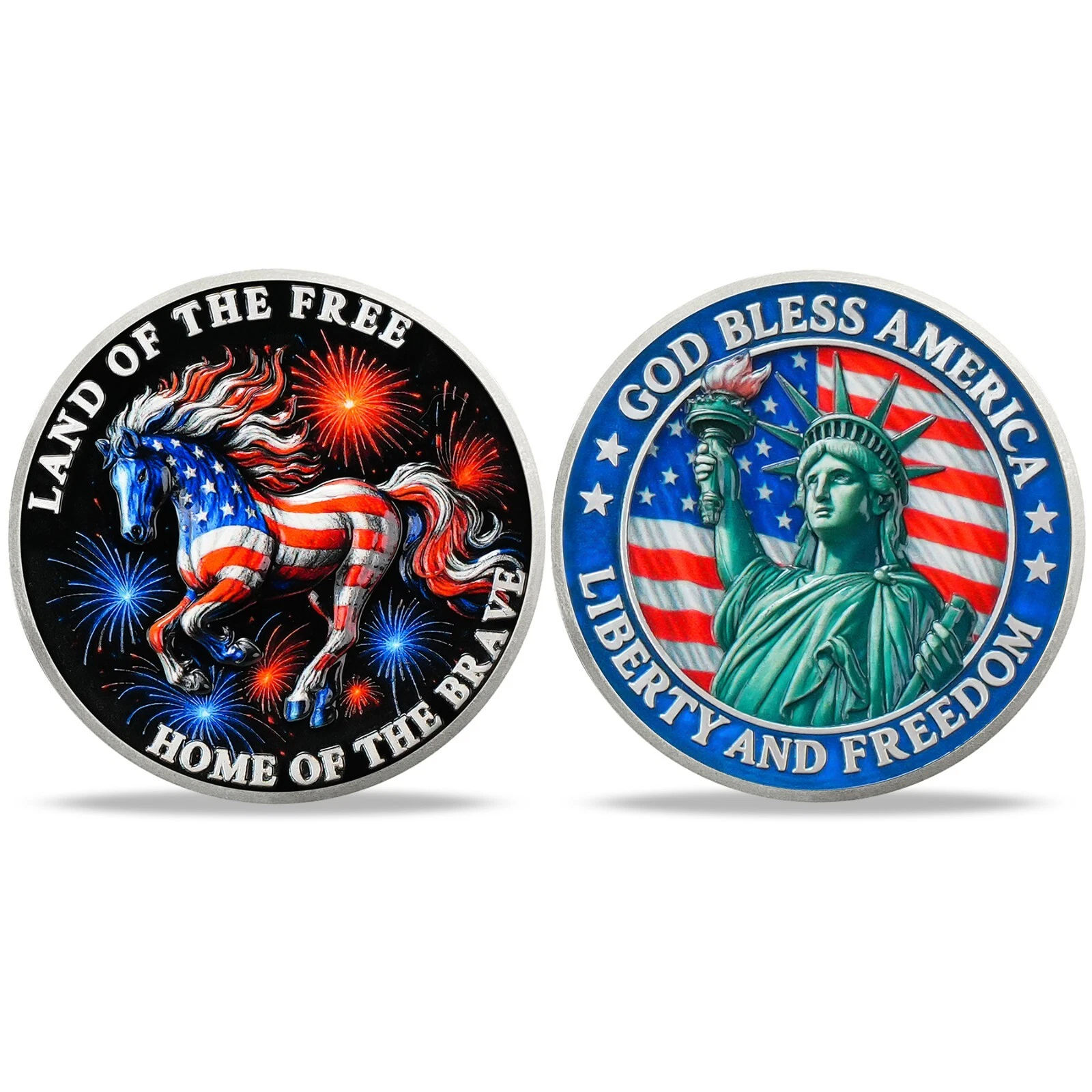 United States Challenge Coin: God Bless America