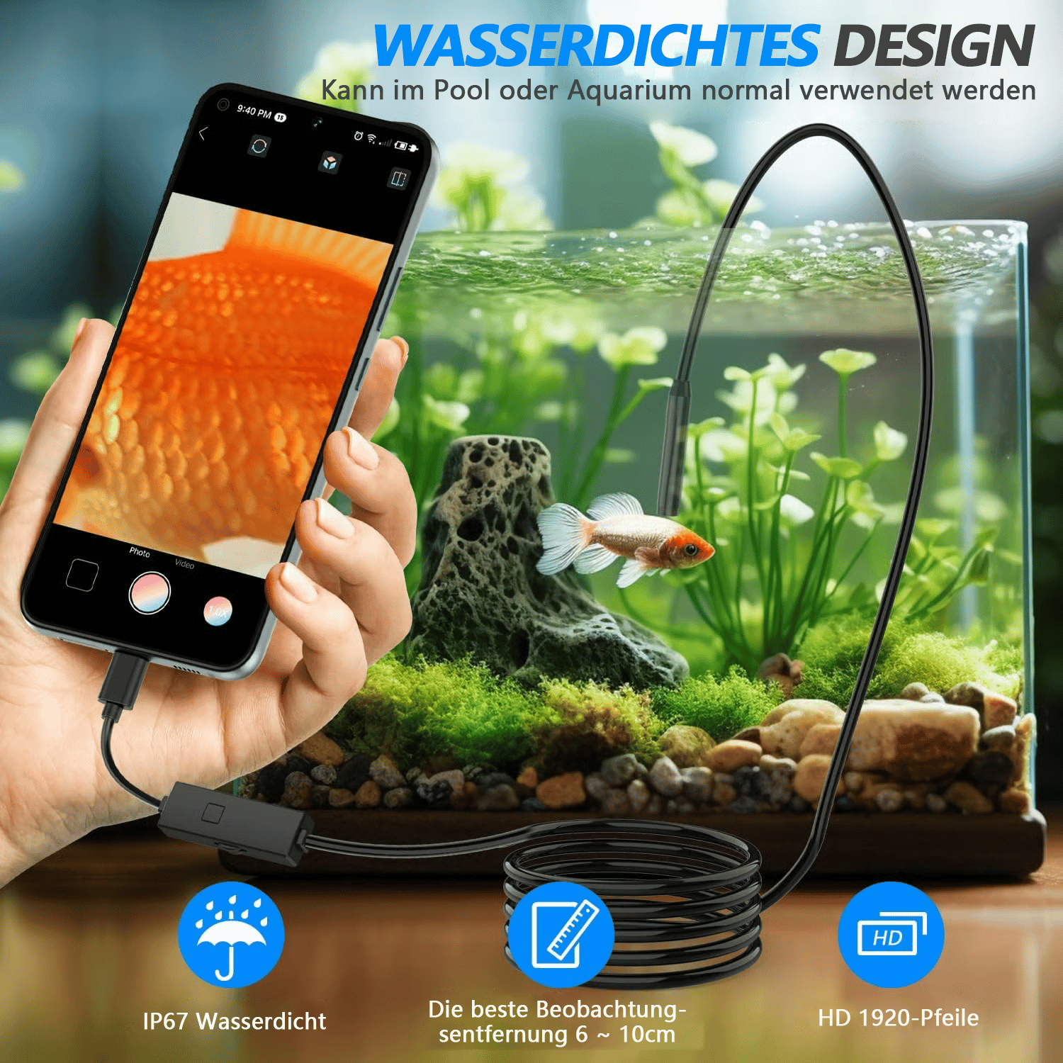 🔥LETZTER TAG 49% RABATT🔎 Endoskop-Kamera
