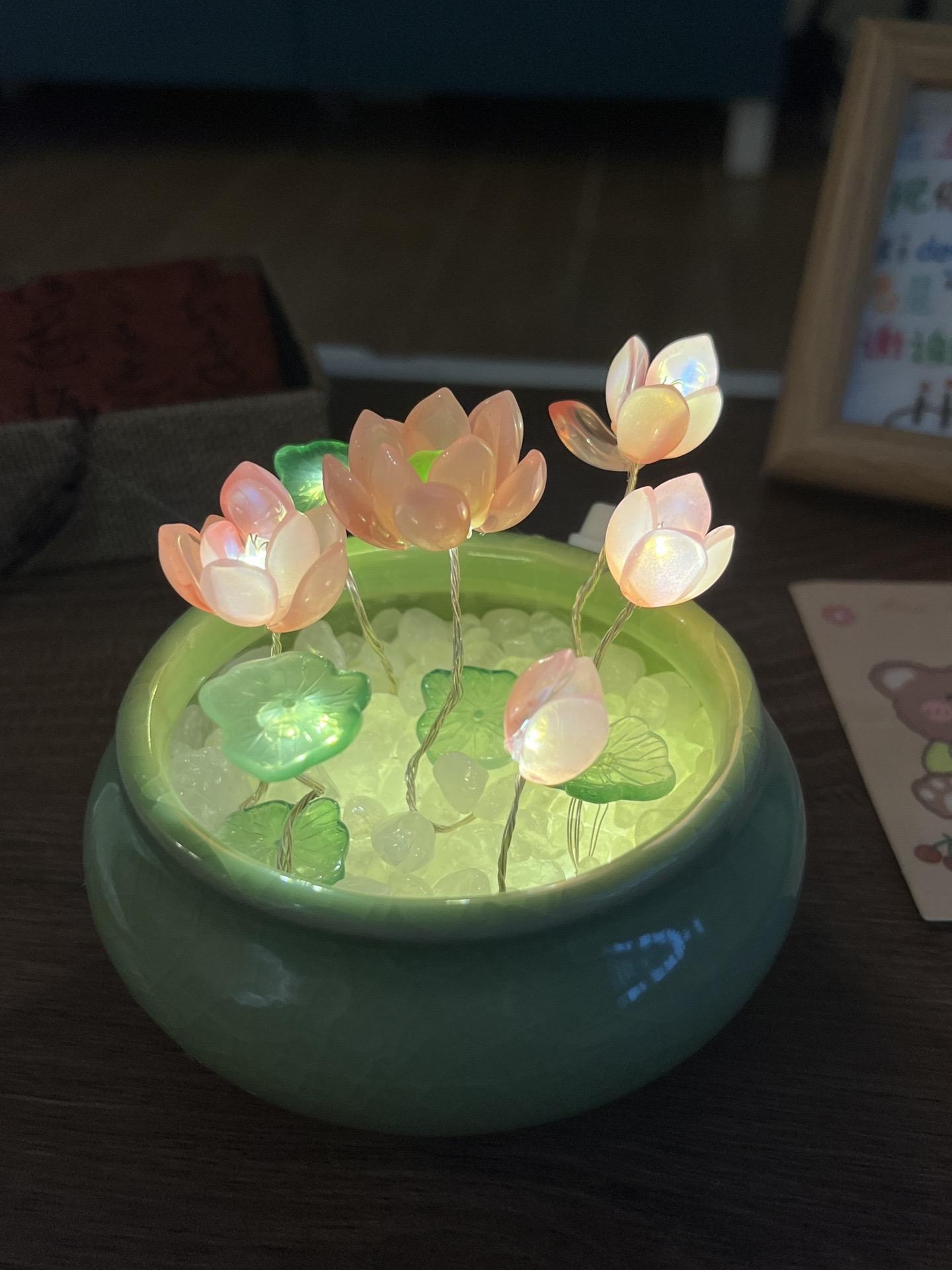 (🔥Special Offer 1000pcs 50% OFF)Diy Lotus Night Light