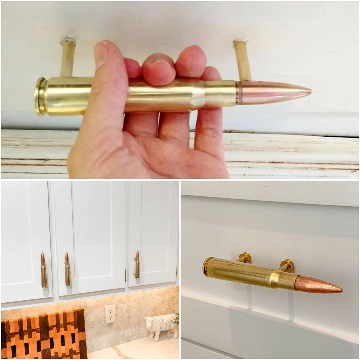 ⏰70% OFF ONLY TODAY🔥50 Calibur BMG Bullet Drawer Pull / Cabinet Door Handle