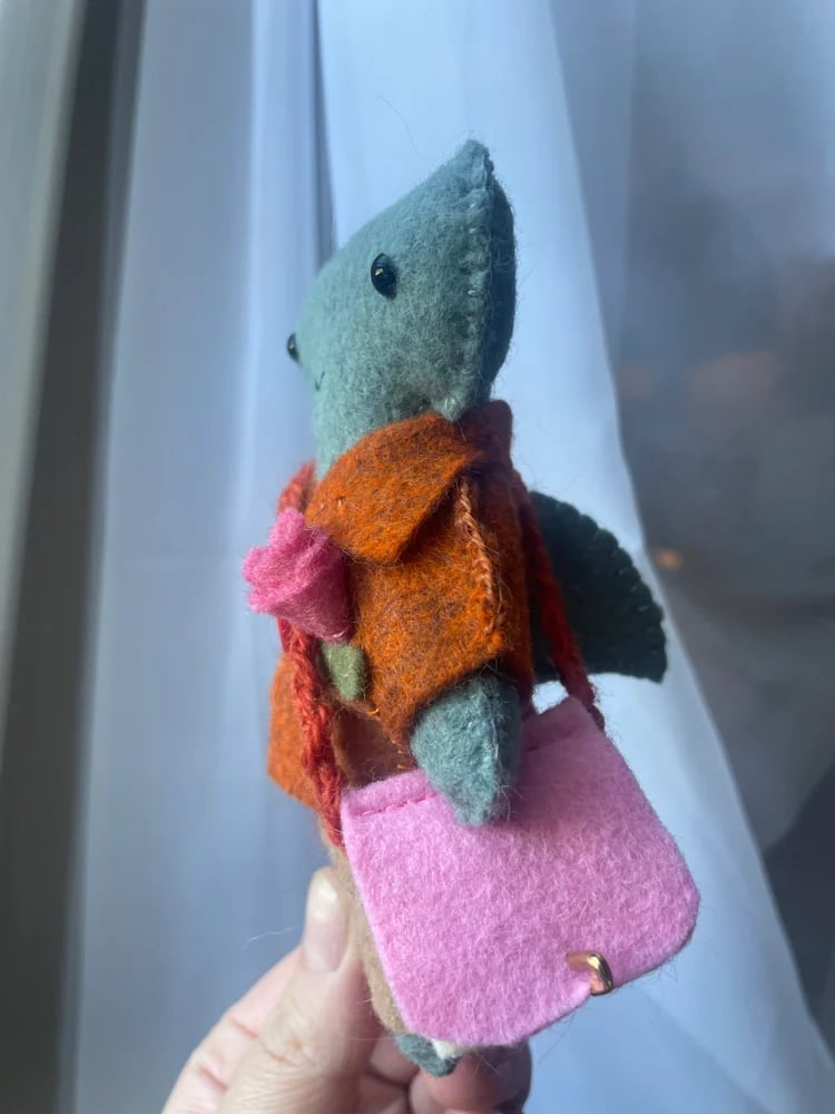 🔥LAST DAY SALE 50% OFF-🦈Handmade Felt Shark Character Dolls Collection