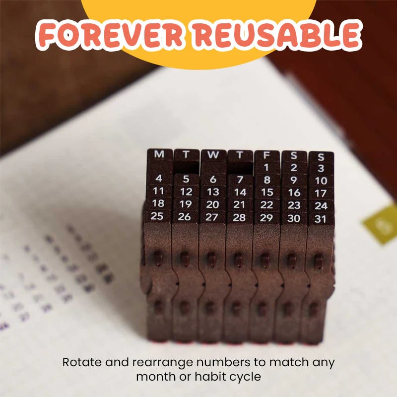 🔥Last Day Promotion 70% OFF🔥TimeBlocks Connected Calendar Stamp⚡Buy 2 Free Shipping