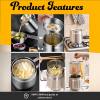 🎁TikTok Last Day Sale - 70% OFF🎉2-in-1 304 Stainless Steel Multifunctional Oil Strainer Pot