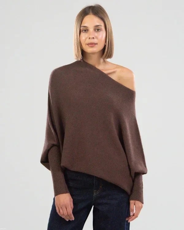 ✨LAST DAY 50% OFF✨Asymmetric Draped Jumper