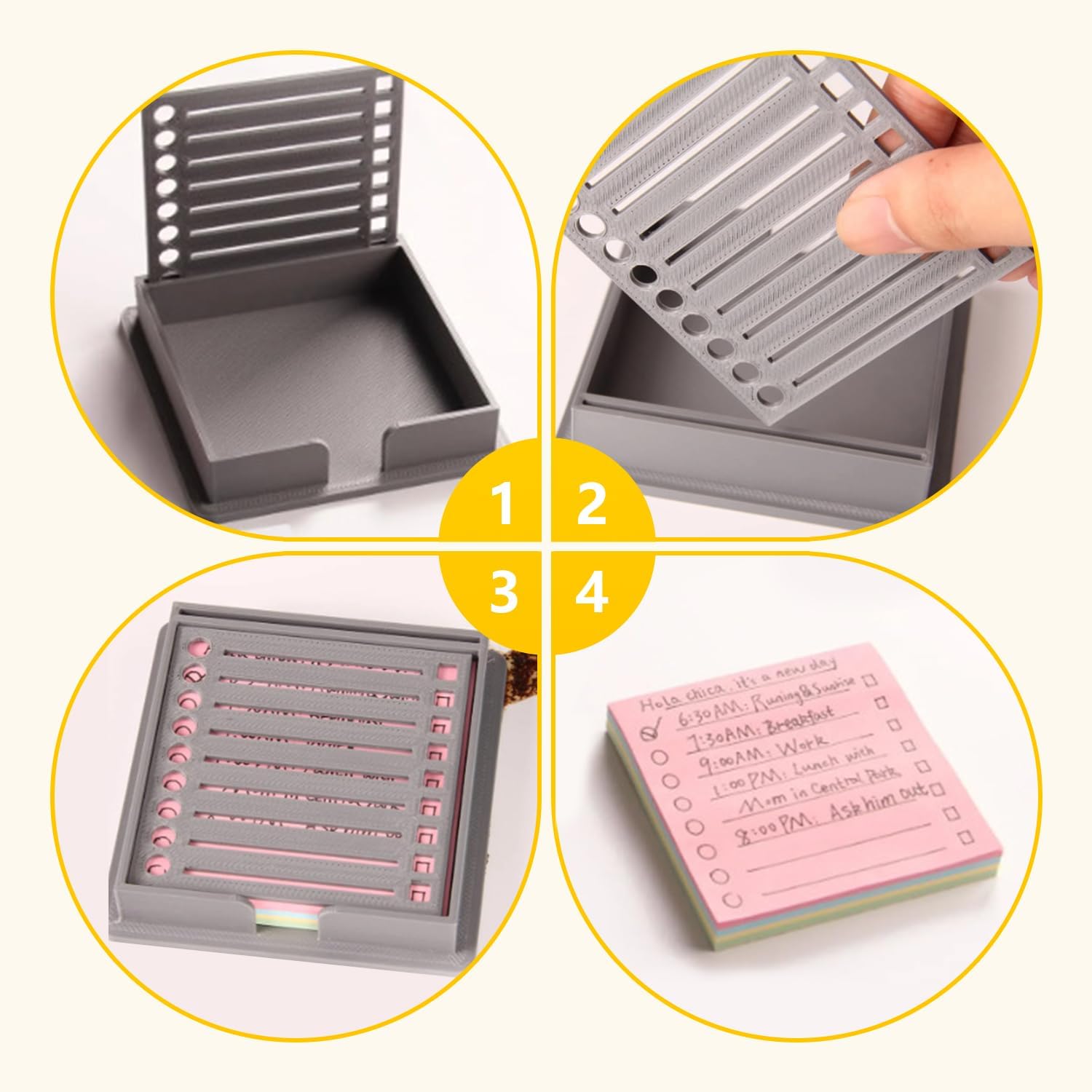 🔥Last Day Promotion 50% OFF🔥Ultimate Sticky Note Holder + 5 Versatile Templates – Organize Notes, Boost Productivity & Master Daily Planning