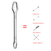 Universal Torx Wrench Double-head Self-tightening Adjustable Glasses Wrench 8-22mm Board Both Ends Special-shaped Multi-purpose