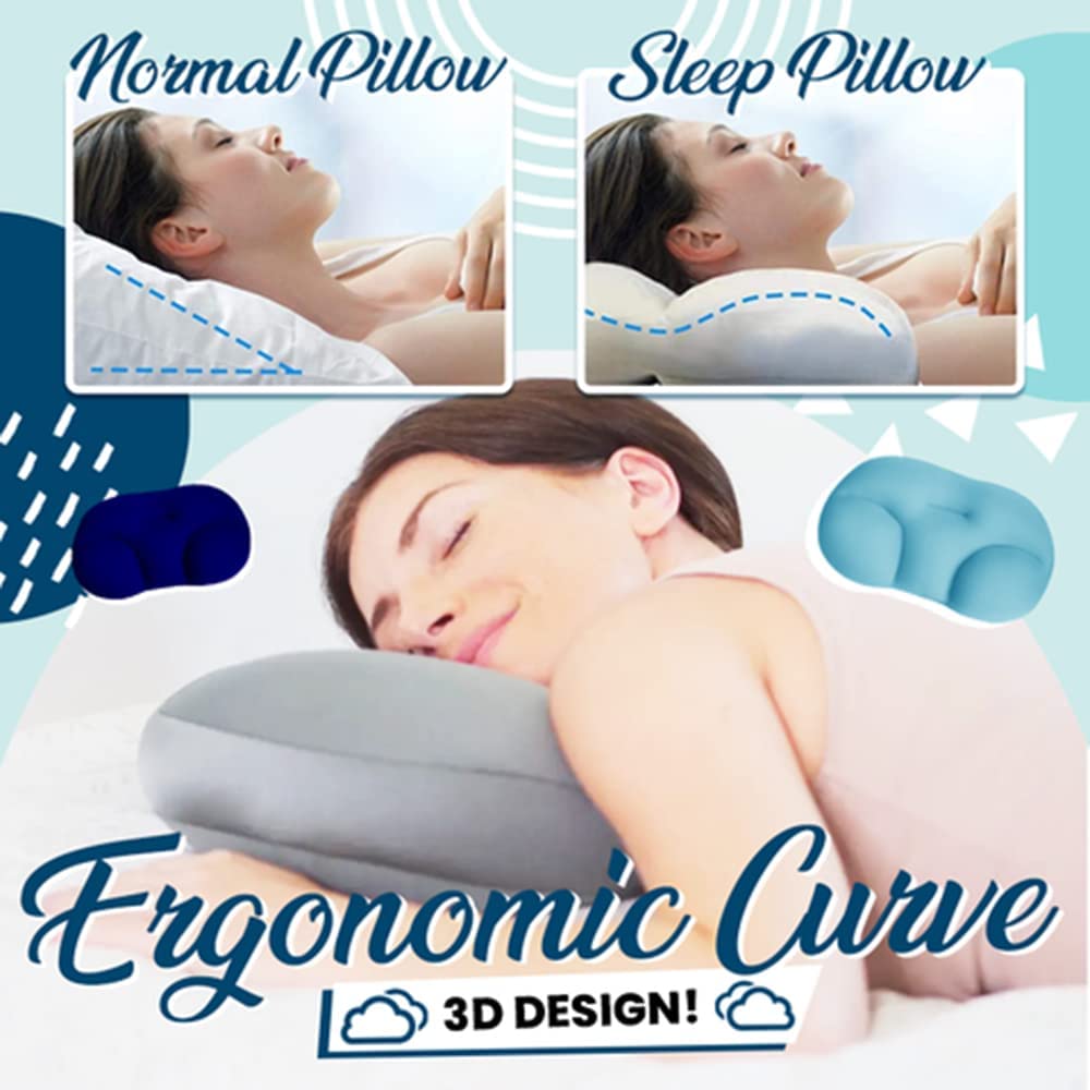 (Last Day Promotion - 50% OFF) 3D Well Sleep Super Soft Pillow, BUY 2 FREE SHIPPING