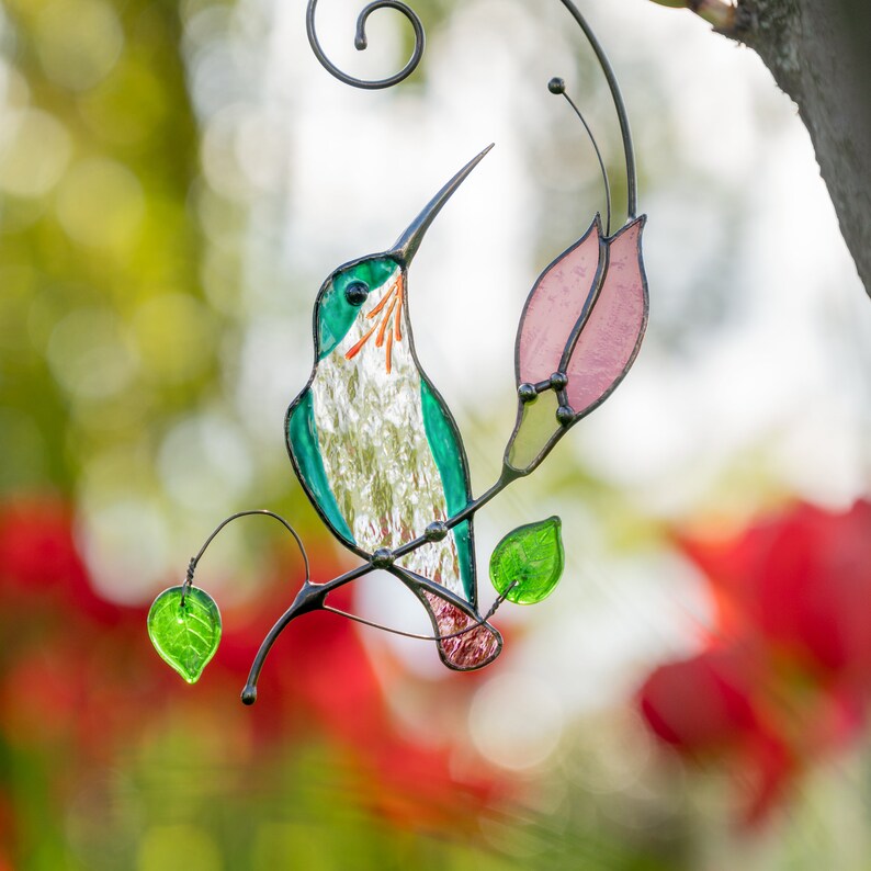 Handmade Hummingbird Window Hangings