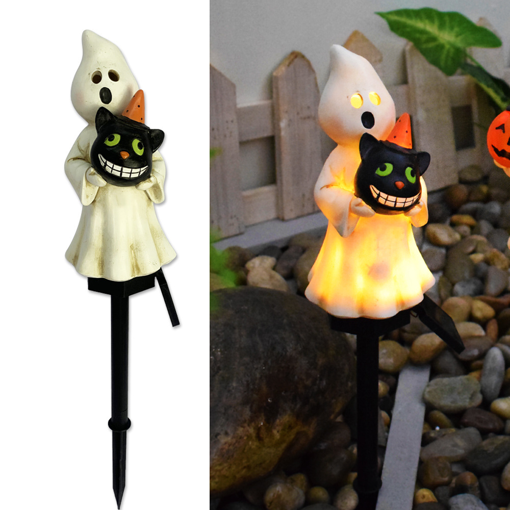 👻Solar Powered Stakes Resin Light Halloween Decor(Buy 2 Get Extra 6% Off && Free Shipping🎁)