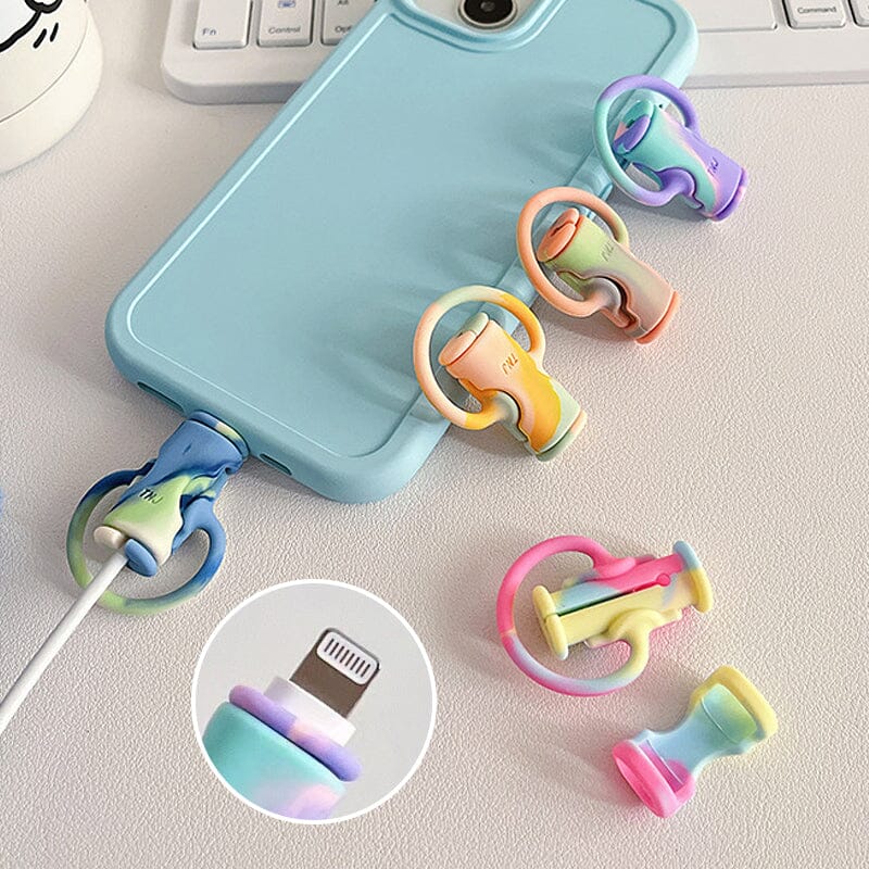 (🔥HOT SALE TODAY - 49% OFF) 2 In 1 Data Cable Protector- Buy 3 Get 2 Free