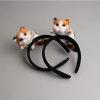 Plush cat headband