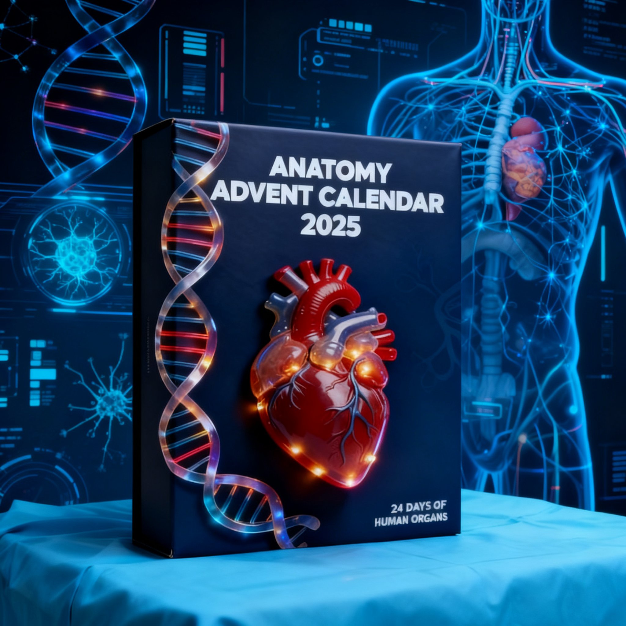 🔥Last Day 50% OFF -🎄2025 Anatomy Advent Calendar