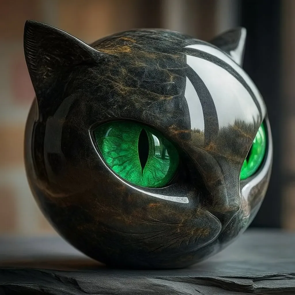 🎁TikTok Last Day Sale - 70% OFF🔥ILuxury Black Cat Stone Sculpture – Elegant Home Décor & Gift-Ready Art Piece