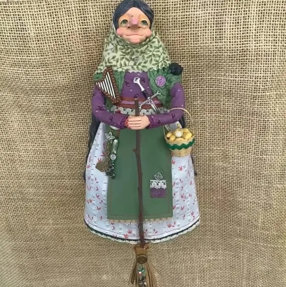 Handmade Kitchen Witch Doll