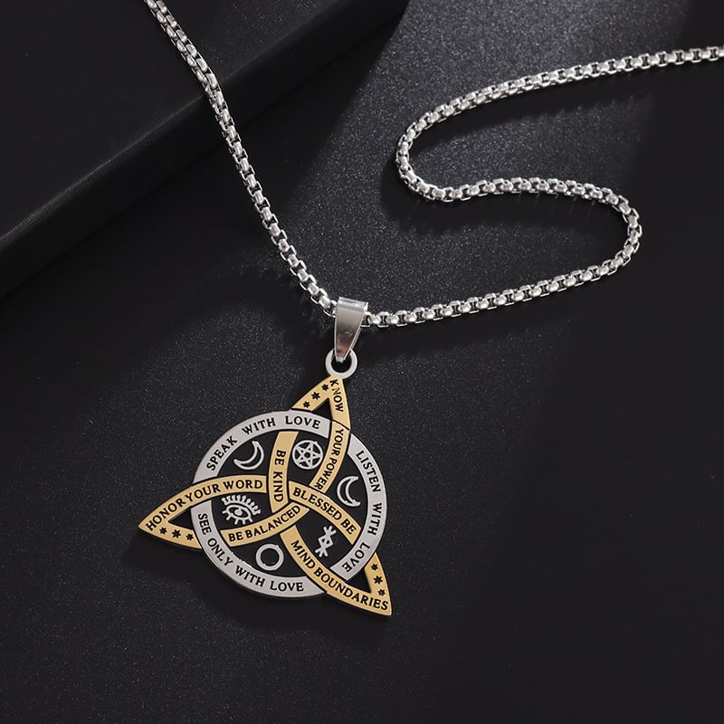 🔥Last Day Promotion 70% OFF🔥Handmade Sterling Silver Vintage Celtic Knot Pendant Necklace