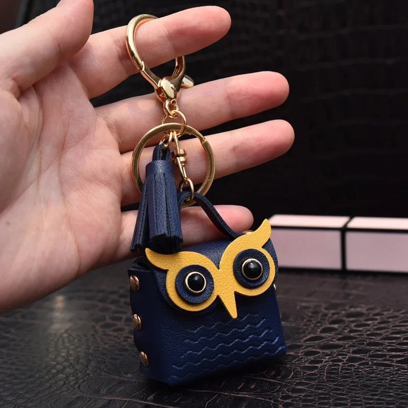 (🌲Early Christmas Sale- 49% OFF) Mini Owl Coin Purse Keychain