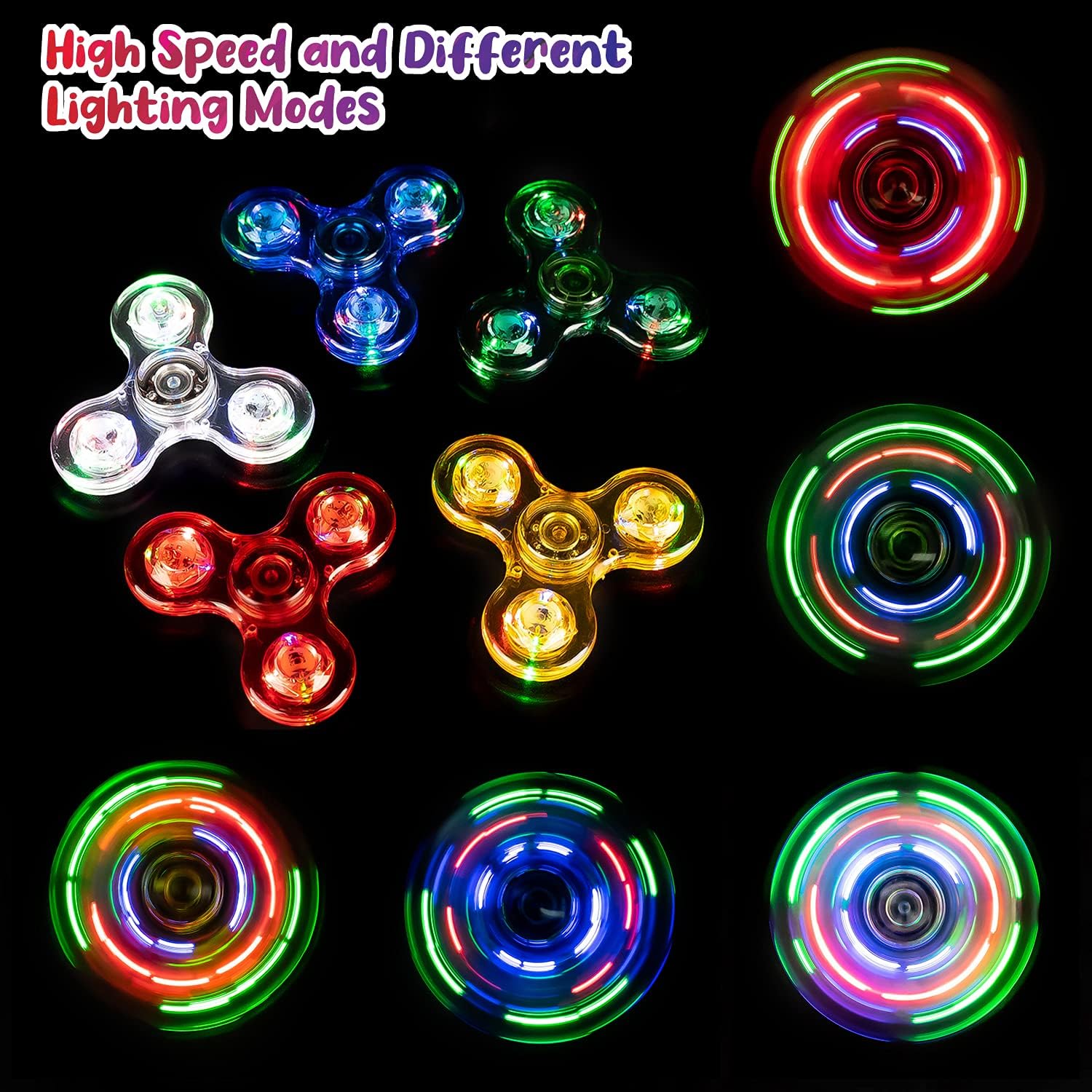 Led Light Fidget Spinners | Best Gift for Children