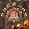 🔥Hot Sale 49% OFF-🦃Turkey Wreath Door Hanger 🍂Thanksgiving  Decor