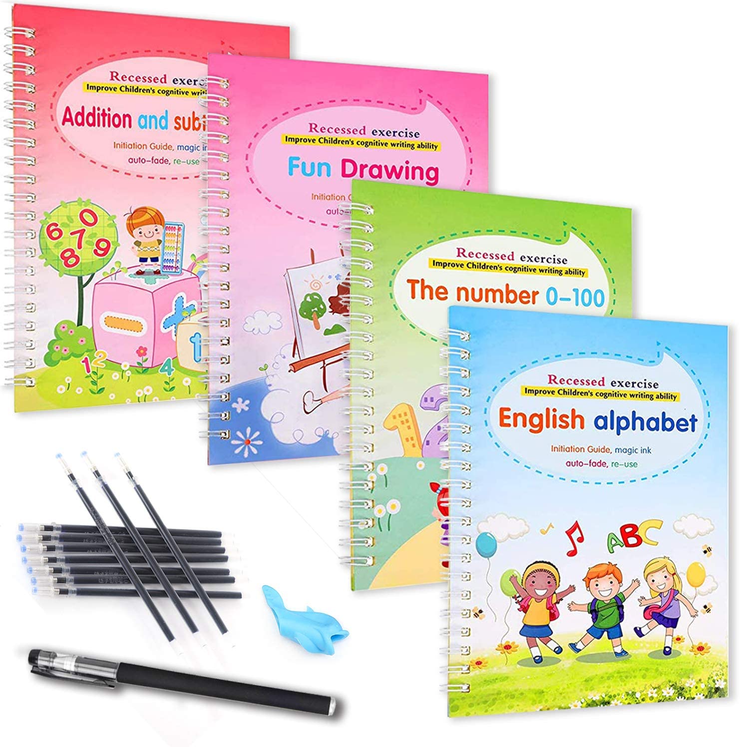 (🔥Last Day Promotion- SAVE 48% OFF)Magic Practice Copybook Kit(BUY 2 GET FREE SHIPPING)