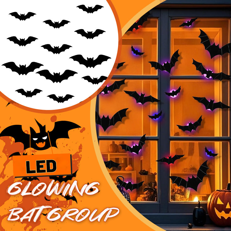 ⏰LAST DAY SALE 50% OFF💥LED Bat Wall Sticker