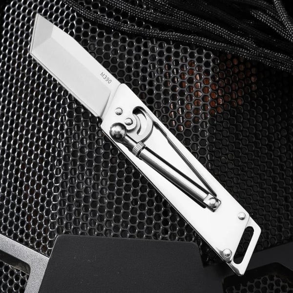 Creative Mechanical Hydraulic Rod Modeling M390 Folding Knife