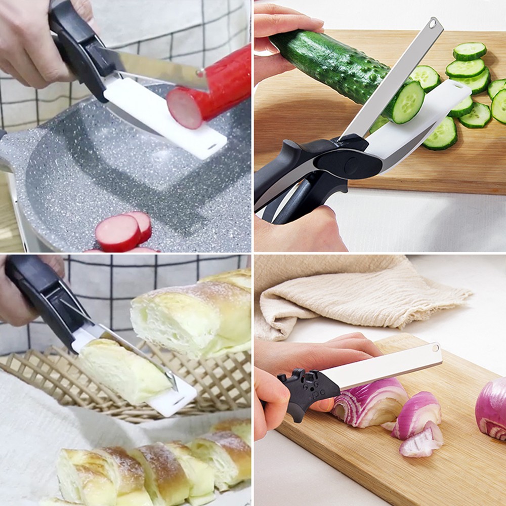 🌈Special Offer-2 in 1 Cutting Board With Knife Scissor(Buy 2 Free Shipping)