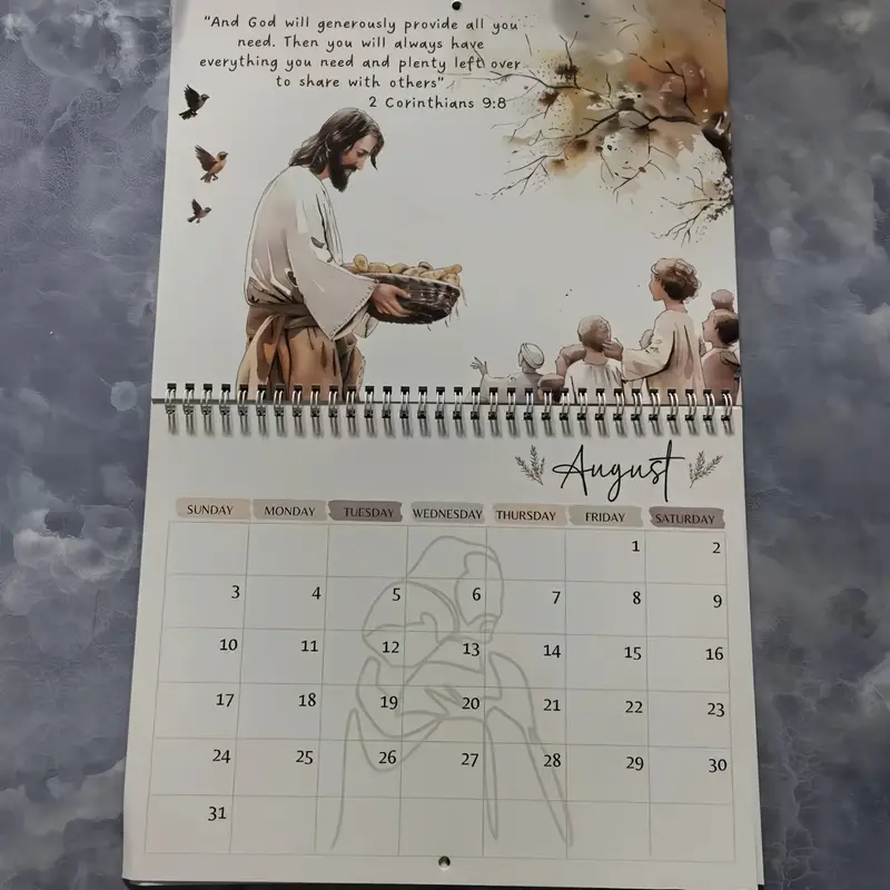 🎄New Year Sale 49% OFF🔥Christianity 2025 Bible Verse Calendar