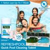 🔥HOT SALE NOW 49% OFF 🎁 - Uohia™ RefreshPool Quick Pool Cleaning Tablet (100 PCS)