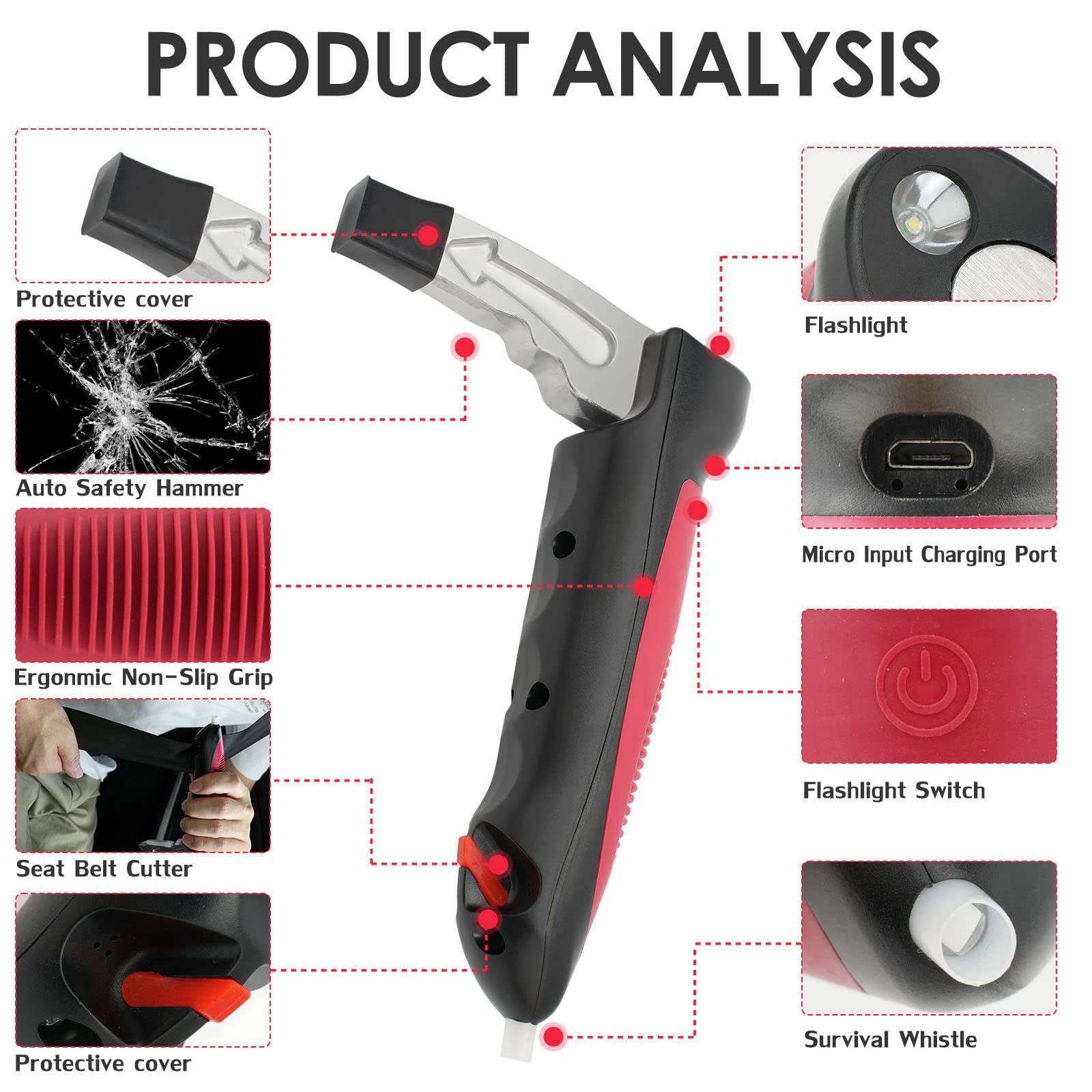 🔥Last Day Promotion 50% OFF🔥5 in 1 Car Door Handle Assist