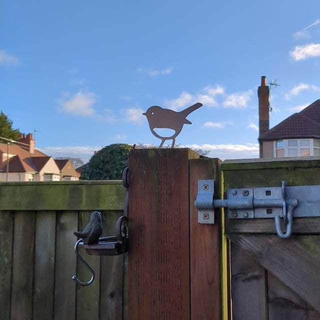 🎖️July 4th Flash Sale: 50% OFF Sitewide! 💕My Little Robin •Garden Bird •Garden Ornament • Garden Metal Art