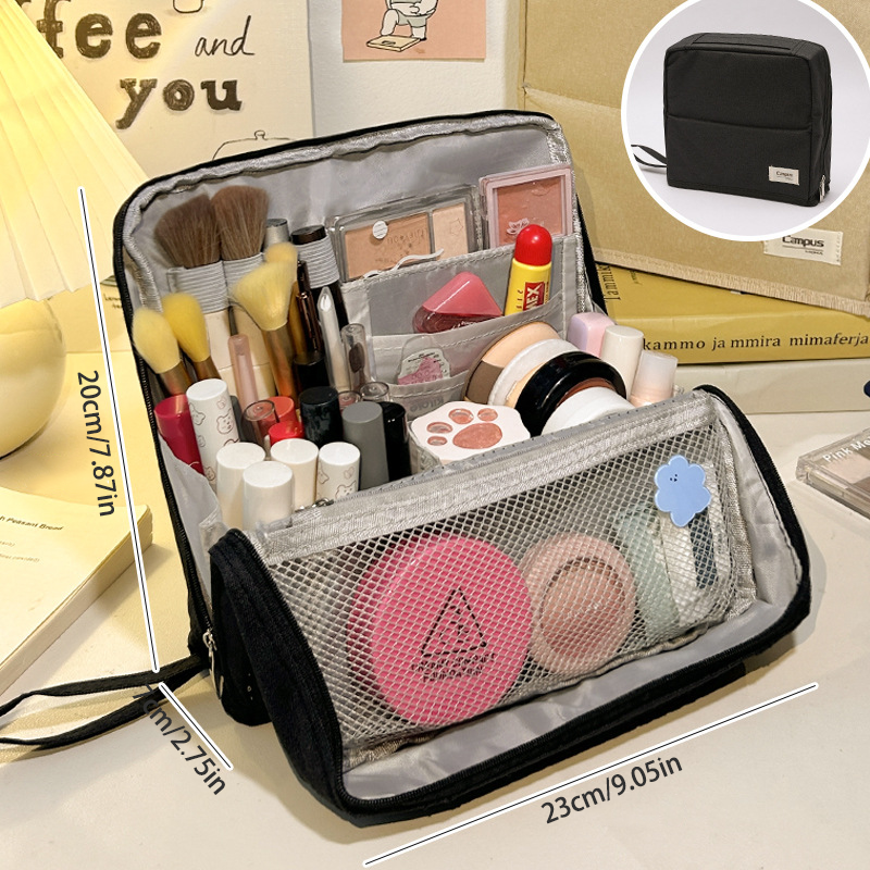 🔥Last Day Promotion 70% OFF🔥Portable Large Capacity Standing Makeup Bag