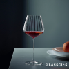 Melodious Ribbed Wine Glasses