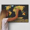 Scratch World Map Poster