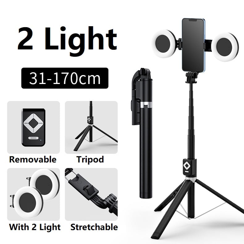 🔥Last Day Promotion 70% OFF🔥6 in 1 Bluetooth Selfie Stick⚡Buy 2 Free Shipping