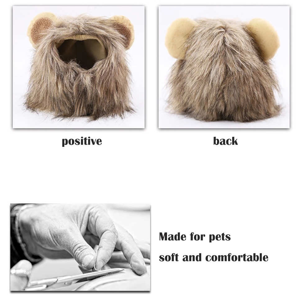 🐕🐈Early Summer Hot Sale 48% OFF - Cute Lion Mane Wig Hat For Dogs And Cat🐾🐾(BUY 2 GET EXTRA 10% OFF)