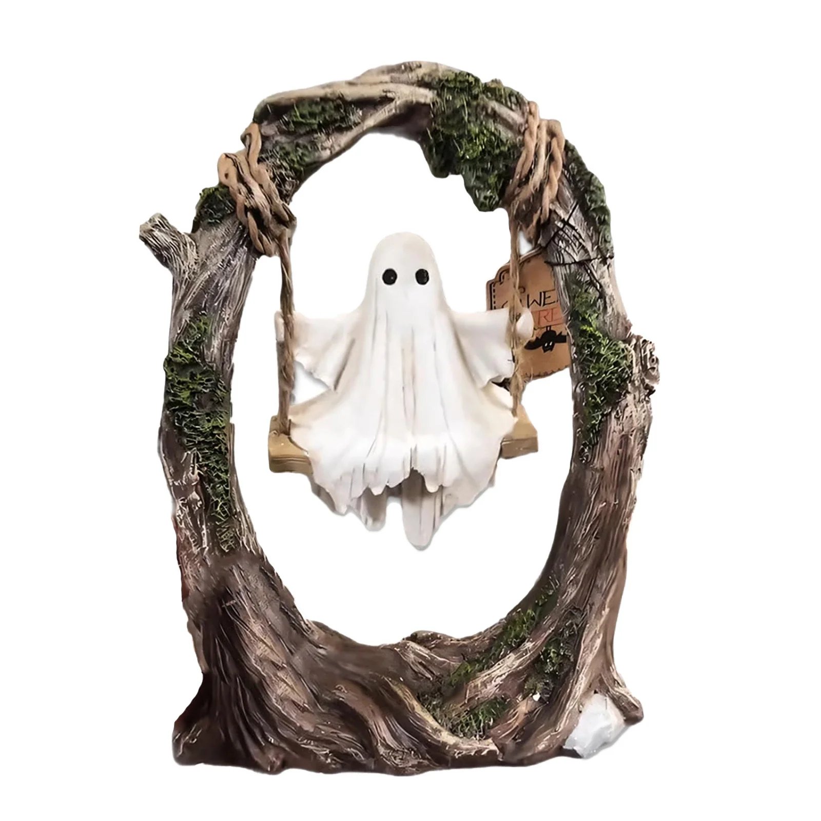 🔥Early Halloween Offer👻2025 Oncandforal®Swinging Shadows: Ghost on a Tree Swing