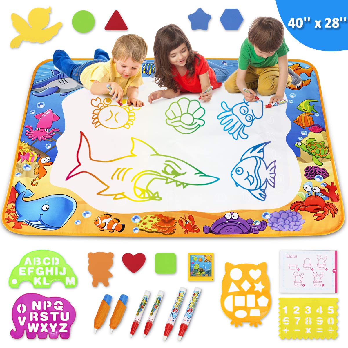 Aqua Magic Mat - Kids Painting Writing Doodle Board Toy