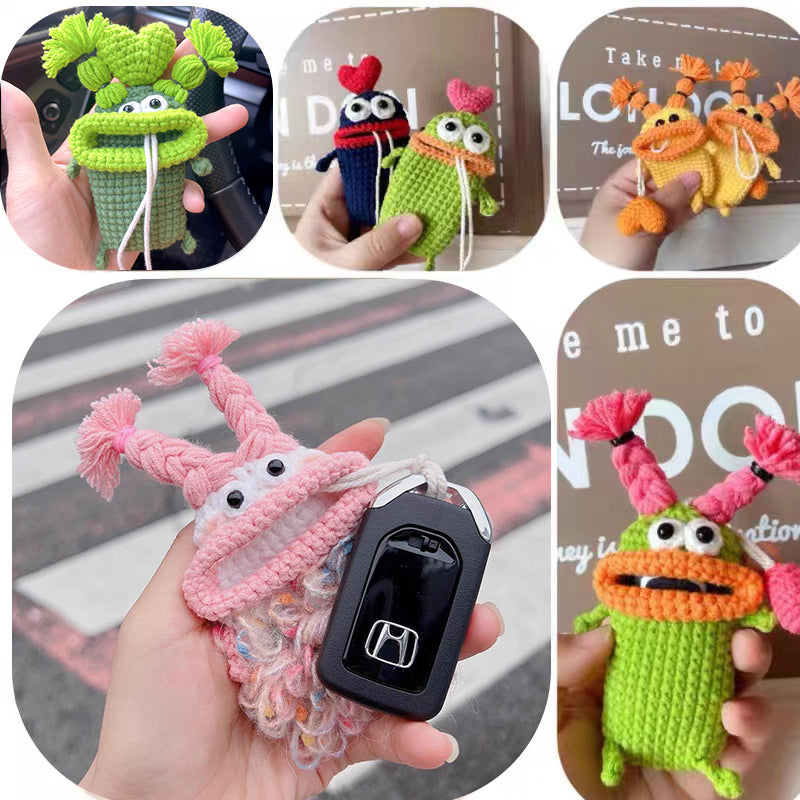 (🎄Christmas Hot Sale- 49% OFF)Handmade Crochet Key Case/Holder🎁Best Christmas Gift
