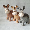 Donkey- A handmade original donkey ornament.