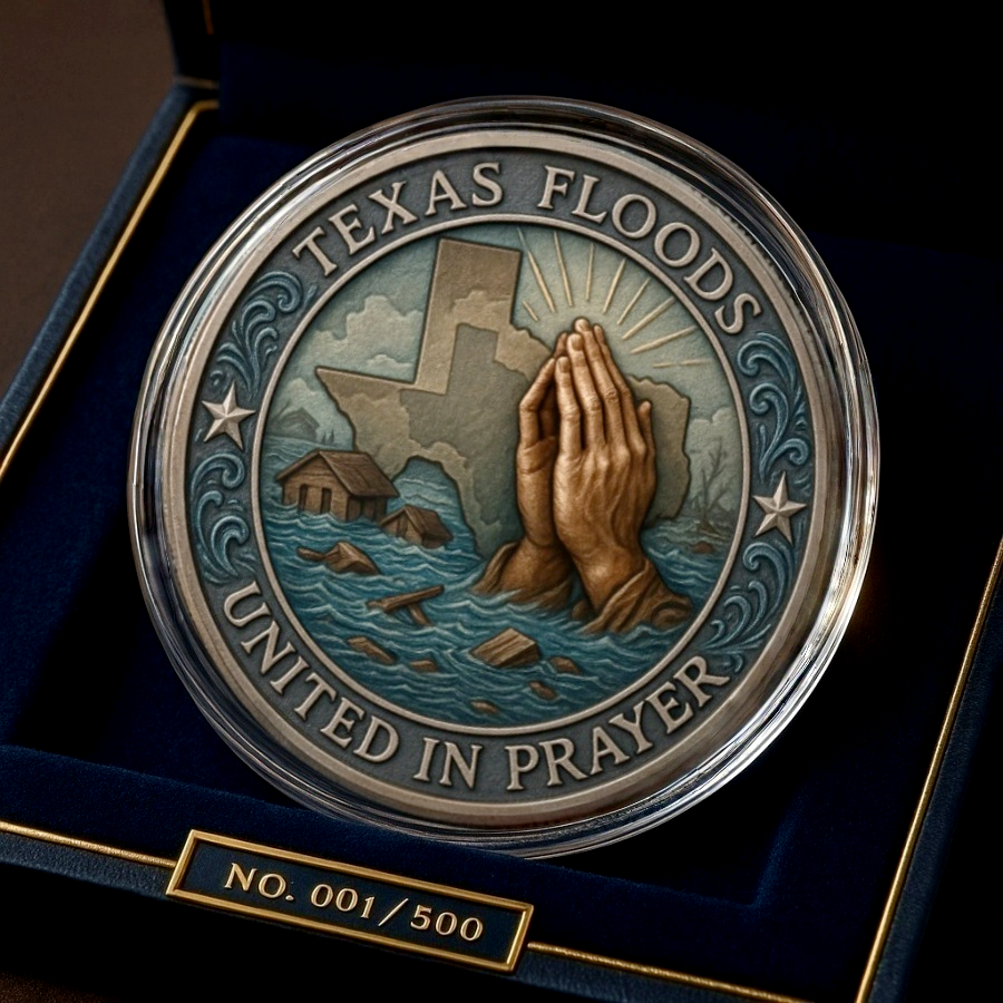 🏆Flash Sale 60% OFF -🙏🌊Texas Flood Prayer Coin