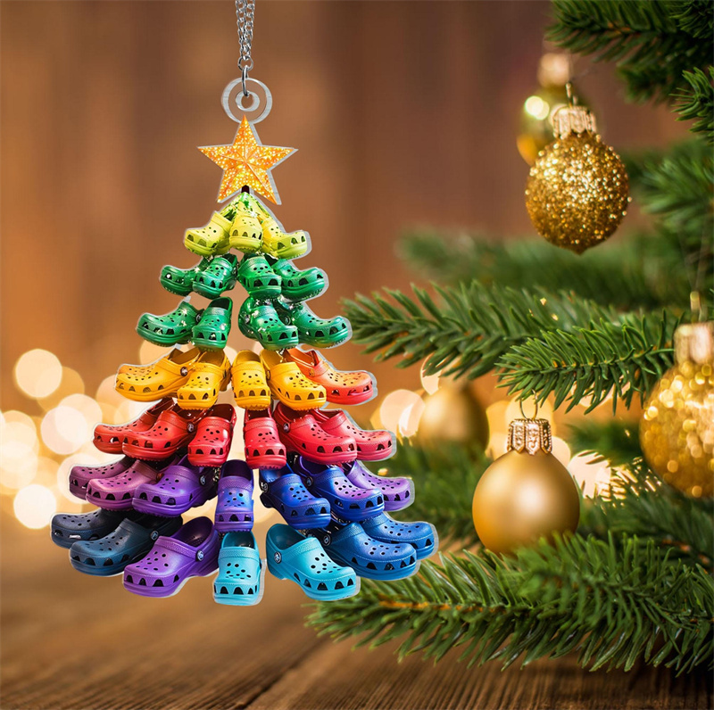 🎄Crocs Stack Tree Ornament✨